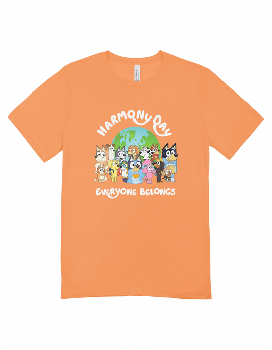 Harmony Day Bluey T-Shirt 🧡